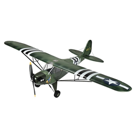Радиоуправляемый самолет TOPrc Piper Cub J3 PNP зеленый - top067B