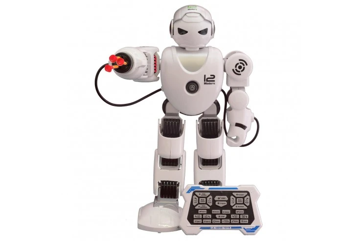 Робот Companion на пульте управления (Светятся глаза, звуковые эффекты, стреляет присосками)