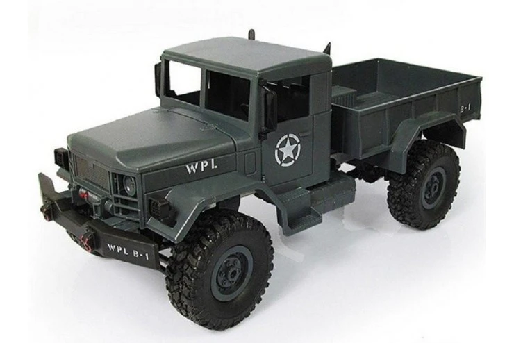 Радиоуправляемая машина WPL военный грузовик масштаб 1:16 + акб 2.4G