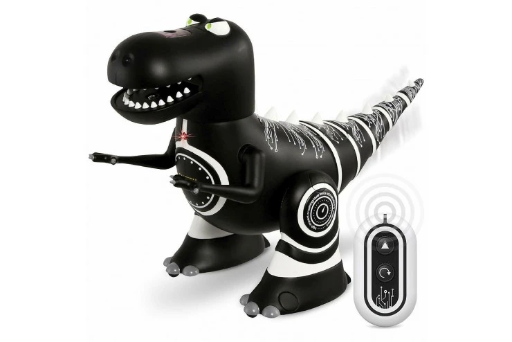 Игрушка динозавр на пульте управления Robotosaurus (17 см, световые и звуковые эффекты)