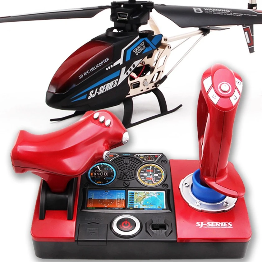 Вертолет с 3D-проекцией на лопасти с радиоуправлением