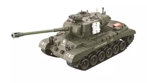 Радиоуправляемый танк M26 Pershing (Snow Leopard) зеленый масштаб 1:20 27Мгц