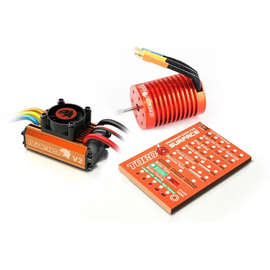 Бесколлекторная система SkyRC Leopard 60A V2 13.0T 3000kV для Remo Hobby Scorpion 1/8