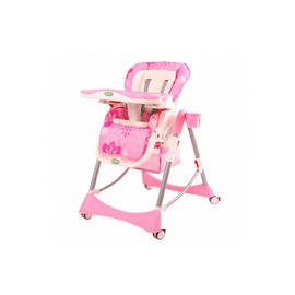 Детcкий стульчик для кормления BabyOne (розовый)