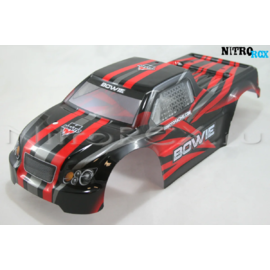 Hi31801 Кузов монстр-трак красный для Himoto Bowie 1/10