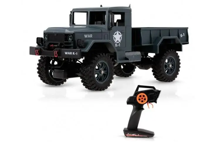 Радиоуправляемый грузовик WL Toys Army Truck 4WD RTR масштаб 1:12 2.4G - WLT-124301