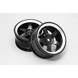 A2555-B Алюминиевые диски черные для Remo Hobby Dingo 1/16