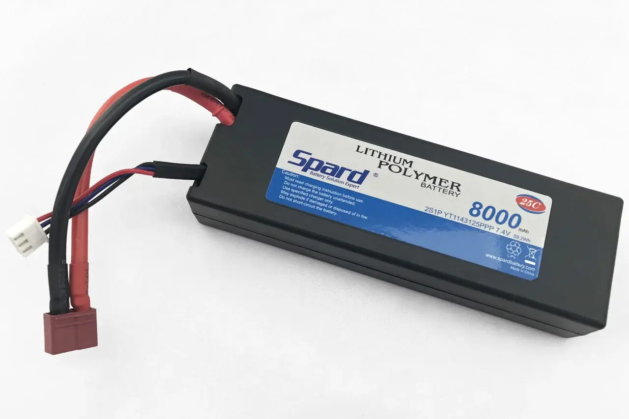 Аккумулятор Spard Li-pol 7.4V 8000mAh 25C (T-plug)
