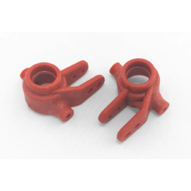 RP2328 Поворотные кулаки пластиковые красные для Remo Hobby 1/10