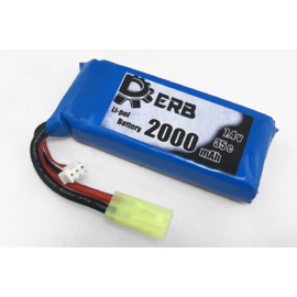 Аккумулятор Li-pol 7.4V 2000mAh (mini-tamiya)