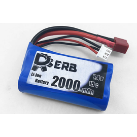 Аккумулятор DERB для Remo Hobby Rocket (Li-Ion 2000mAh 7.4V)