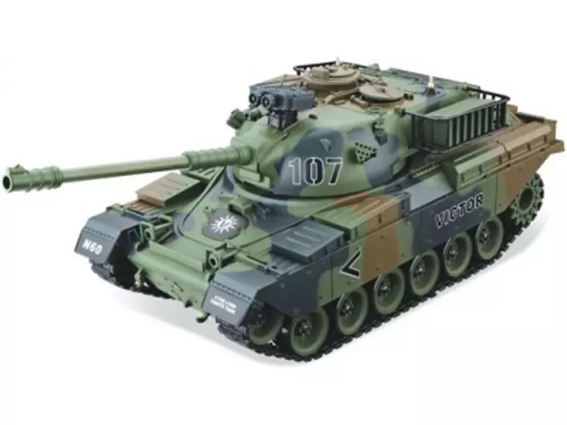 Радиоуправляемый танк USA M60 зеленый масштаб 1:20 27Мгц