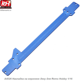 A4026 Накладка на верхнюю деку для Remo Hobby Dingo 1/16