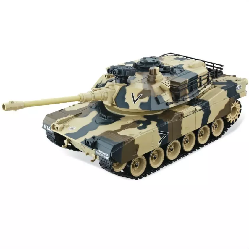Радиоуправляемый танк M1A2 Abrams Yellow Edition масштаб 1:20 27Мгц