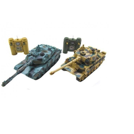 Радиоуправляемый танковый бой Zegan Leopard 2A5 vs Tiger I масштаб 1:28 RTR 27 Mhz - ZEG-99823