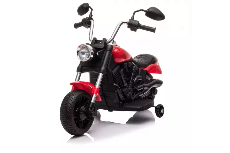 Детский электромотоцикл с надувными колесами Jiajia 8740015-Red