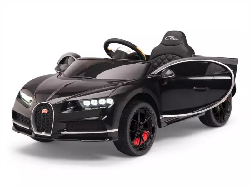 Детский электромобиль спорт кар Bugatti Chiron 2.4G - HL318-LUX-BLACK-PAINT