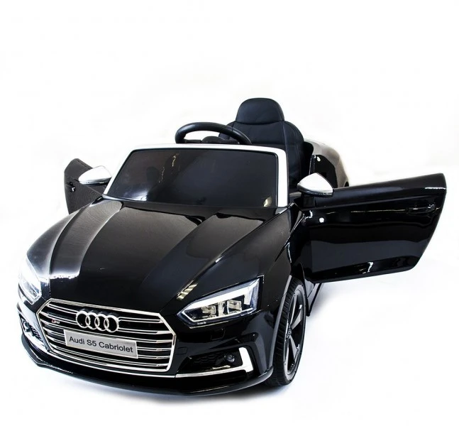 Детский электромобиль Audi S5 Cabriolet LUXURY 2.4G - HL258-LUX-BLACK-PAINT