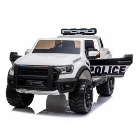 Детский электромобиль Ford Ranger Raptor Police с мигалками - DK-F150RP-WHITE