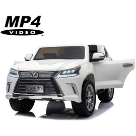 Детский электромобиль Lexus LX570 4WD MP4 - DK-LX570-WHITE-MP4