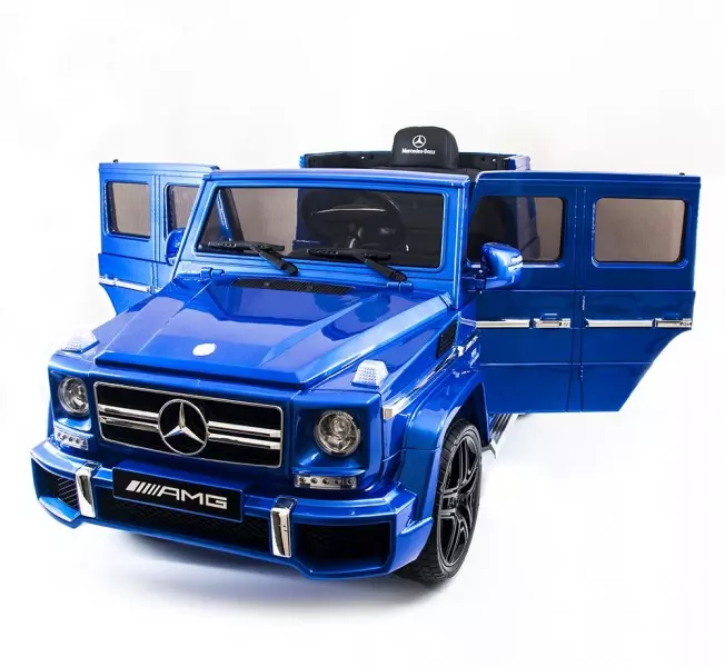 Детский электромобиль Mercedes Benz G63 LUXURY 2.4G - Blue - HL168-LUX-BLUE-PAINT
