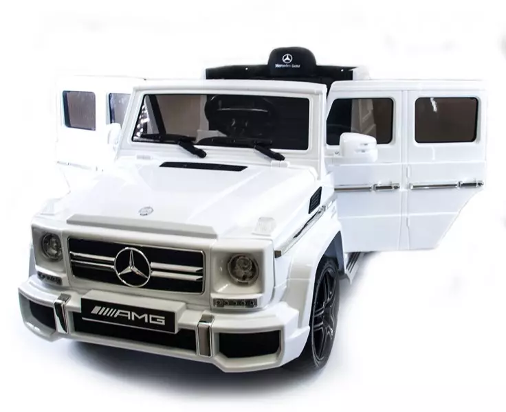 Детский электромобиль Mercedes Benz G63 LUXURY 2.4G - White - HL168-LUX-WHITE