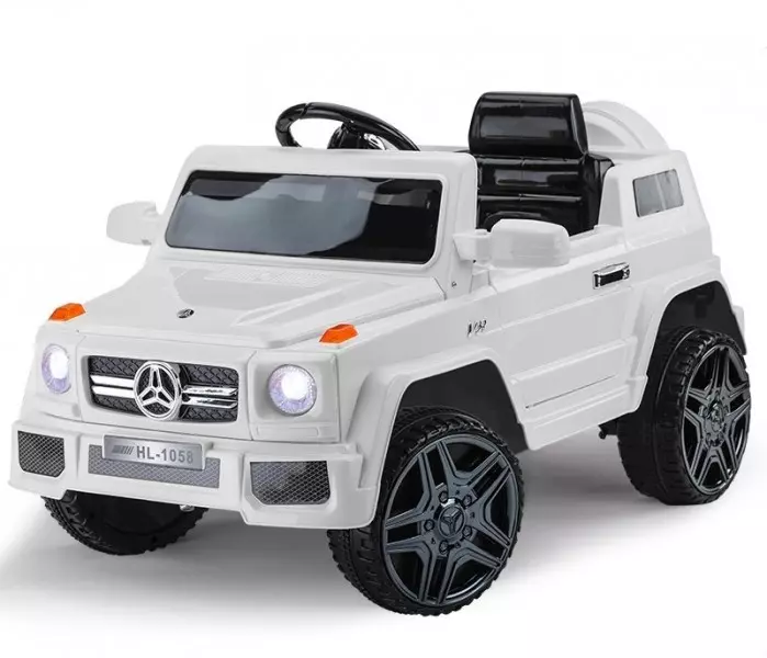 Детский электромобиль Mercedes G Style 12V - HL-1058-WHITE