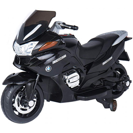Детский электромобиль мотоцикл BMW R1200RT Black 12V - HZB-118-BLACK