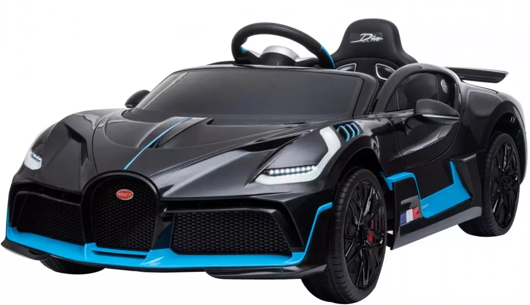Детский электромобиль спорткар Bugatti Divo 12V - BLACK - HL338