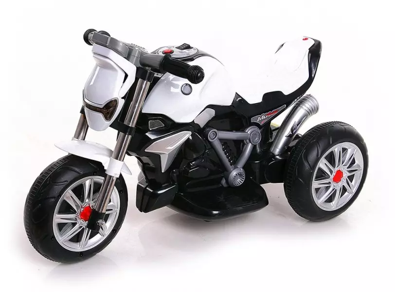 Детский электромобиль трицикл BMW R1200 R Roadster White 6V - TS-3196
