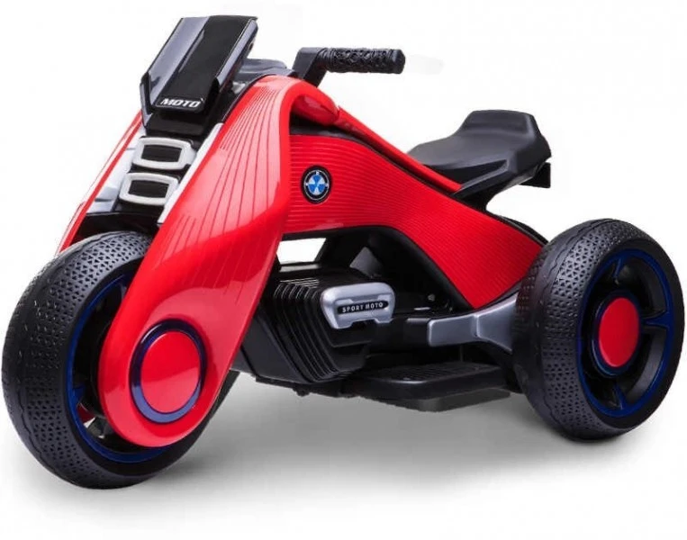 Детский электромотоцикл BMW Vision Next 100 Mini (трицикл) - BQD-6199-RED