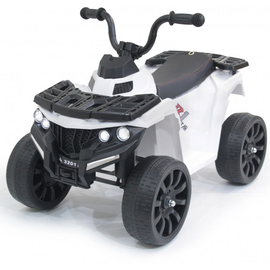 Детский квадроцикл FUTAI R1 на резиновых колесах 6V - BRJ-3201-WHITE