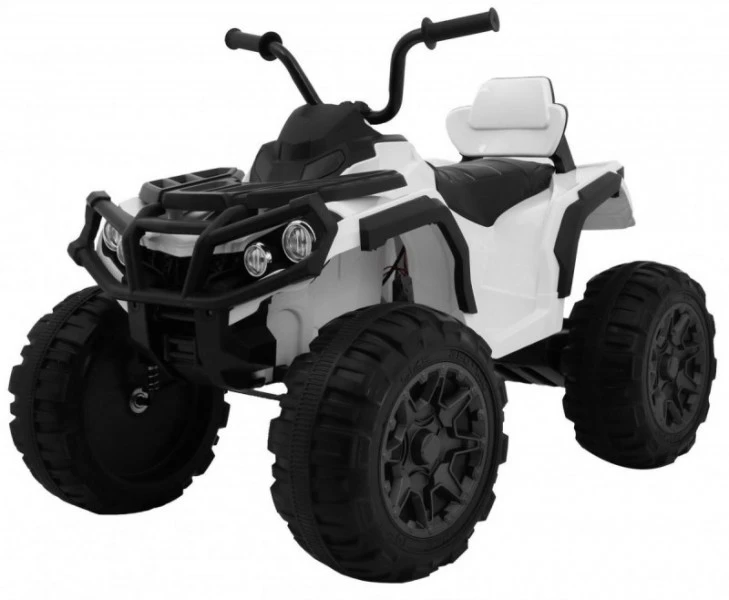 Детский квадроцикл Grizzly ATV 4WD White 12V с пультом управления - BDM0906-4-WHITE-RC