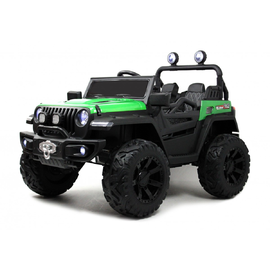 Детский электромобиль C555CC 4WD зеленый глянец