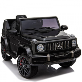 Детский электромобиль Mercedes-AMG G63 (O777OO) черный глянец