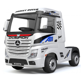 Детский электромобиль Mercedes-Benz Actros 4WD (HL358) белый