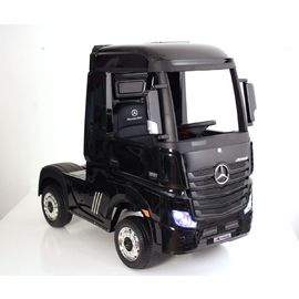 Детский электромобиль Mercedes-Benz Actros 4WD (HL358) синий черный глянец