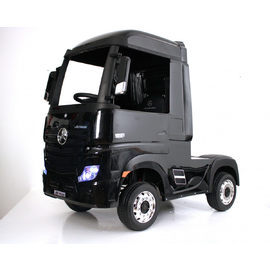 Детский электромобиль Mercedes-Benz Actros 4WD с прицепом (HL358) черный