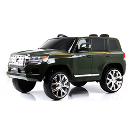 Детский электромобиль Toyota Land Cruiser 200 (JJ2022) зеленый глянец