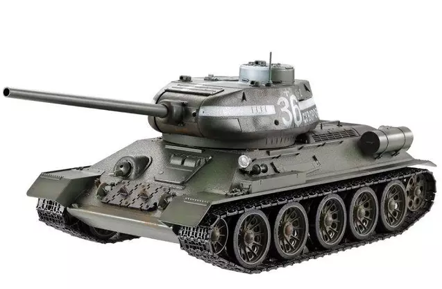 Радиоуправляемый танк Taigen Russia T34-85 Green Edition масштаб 1:16 2.4G - TG3909-1G