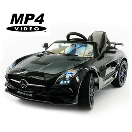 Электромобиль Mercedes-Benz SLS AMG Black Carbon Edition - SX128-CARBON-BLACK-MP4