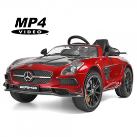 Электромобиль Mercedes-Benz SLS AMG Red Carbon Edition - SX128-CARBON-RED-MP4
