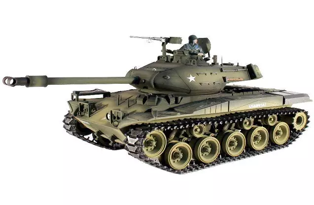 Радиоуправляемый танк Taigen M41A3 Bulldog Pro масштаб 1:16 2.4G - TG3839-1PRO