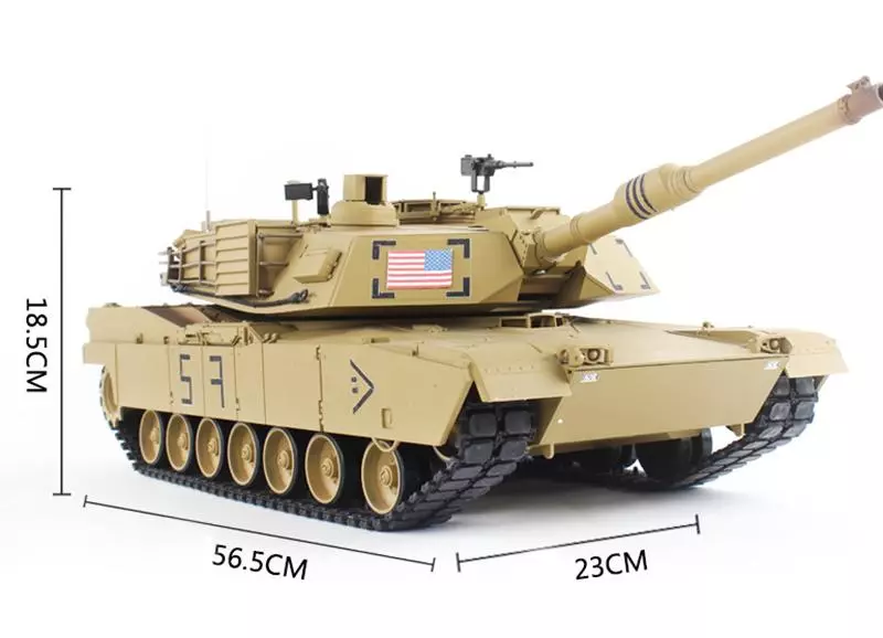 Радиоуправляемый танк Heng Long US M1A2 Abrams PRO масштаб 1:16 2.4G - 3918-1PRO