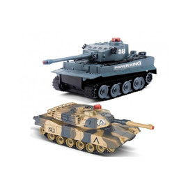 Радиоуправляемый танковый бой 2,4G Tiger vs Leopard 1:28