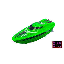 Мини катер на радиоуправлении Mini boat 987 (8 см) Happy Cow RC987-Green