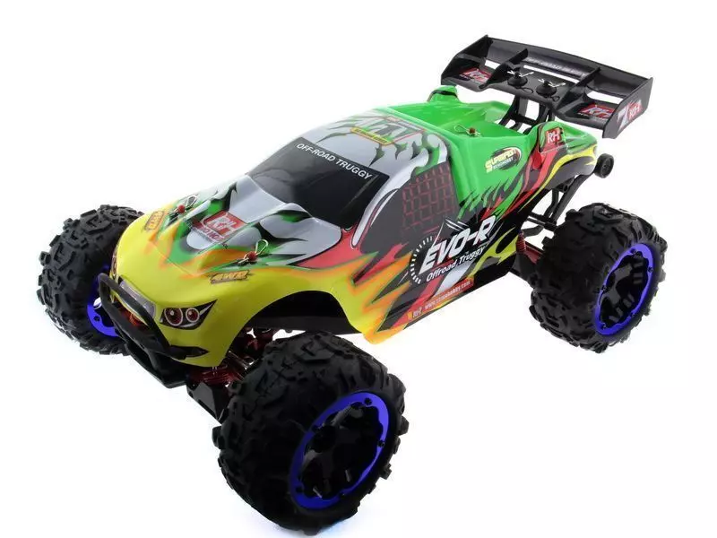 Радиоуправляемая трагги Remo Hobby EVO-R Brushless UPGRADE 4WD RTR масштаб 1:8 2.4G - RH8066-GREEN