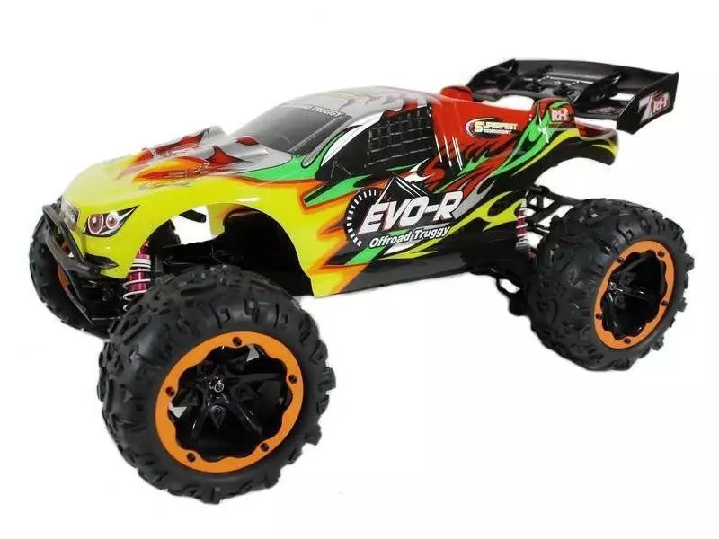 Радиоуправляемая трагги Remo Hobby EVO-R Brushless UPGRADE 4WD RTR масштаб 1:8 2.4G - RH8066-RED