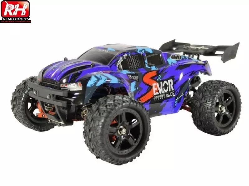 Радиоуправляемая трагги Remo Hobby S EVO-R Brushless UPGRADE V2.0 (синяя) 4WD 2.4G 1/16 RTR RH1665UPGV2-BLUE