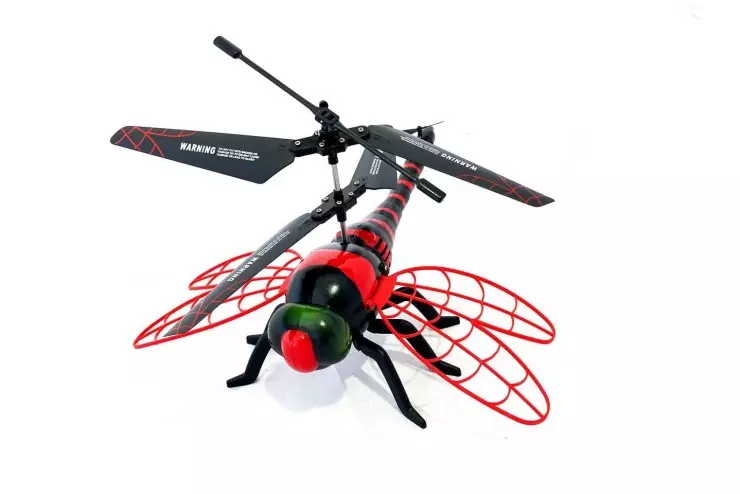 Радиоуправляемая игрушка - вертолет стрекоза Subootoys S700-Red